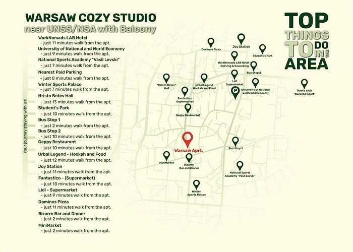 Warsaw Cozy Near Unss And Nsa With Balcony Lejlighed Sofia